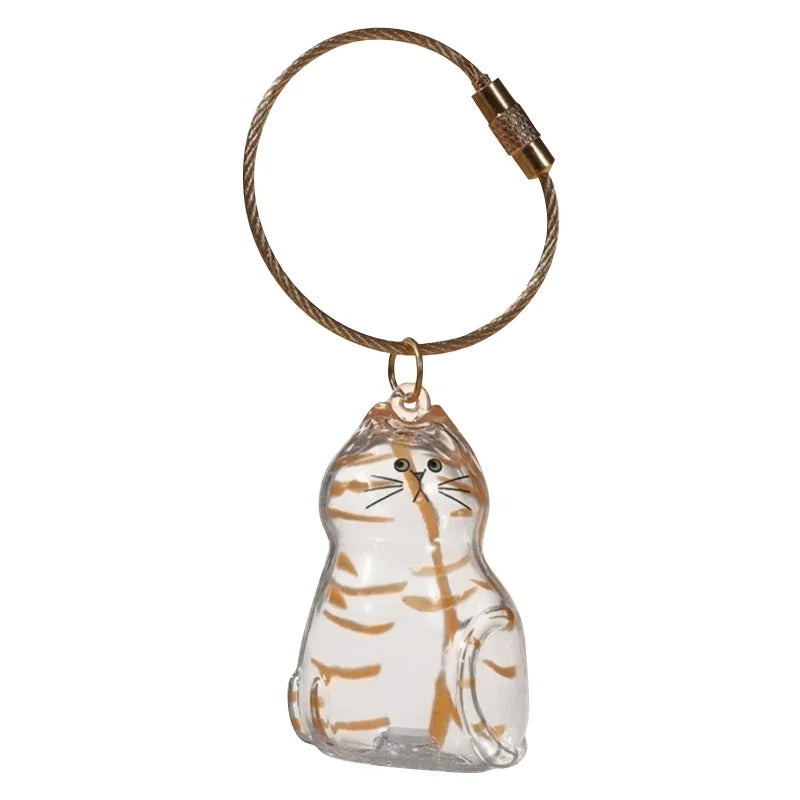Cat & Dog Keychain Pendant Pet Hair