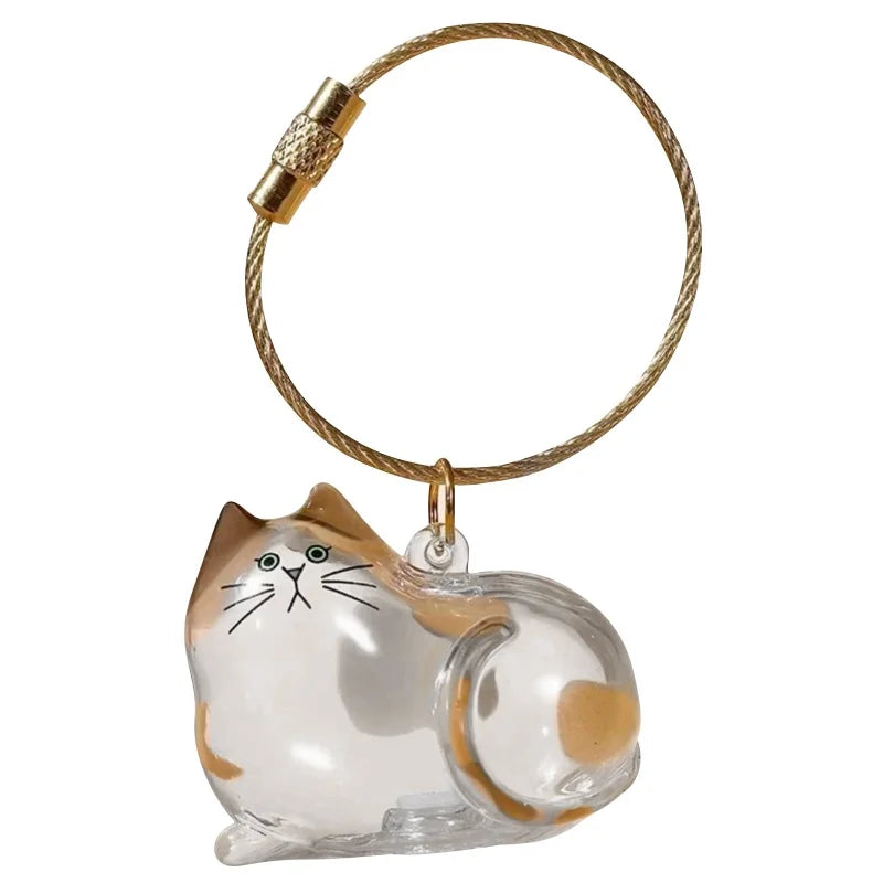 Cat & Dog Keychain Pendant Pet Hair