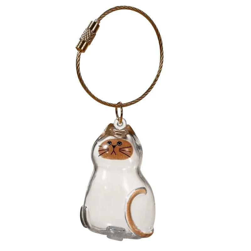 Cat & Dog Keychain Pendant Pet Hair