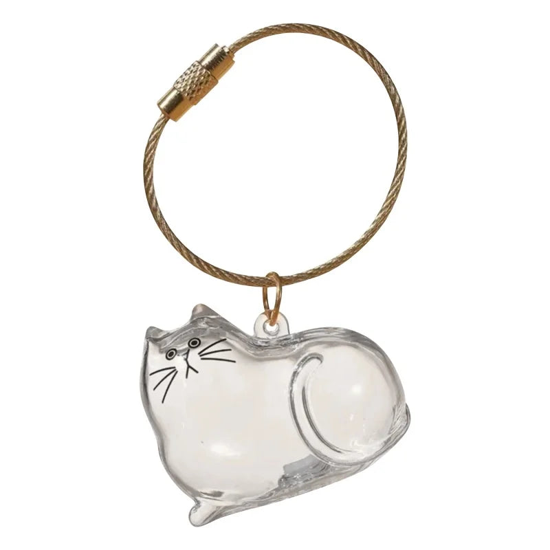 Cat & Dog Keychain Pendant Pet Hair