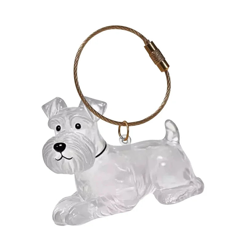 Cat & Dog Keychain Pendant Pet Hair