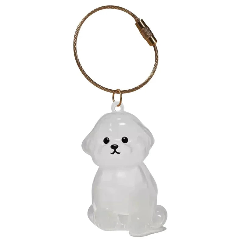 Cat & Dog Keychain Pendant Pet Hair